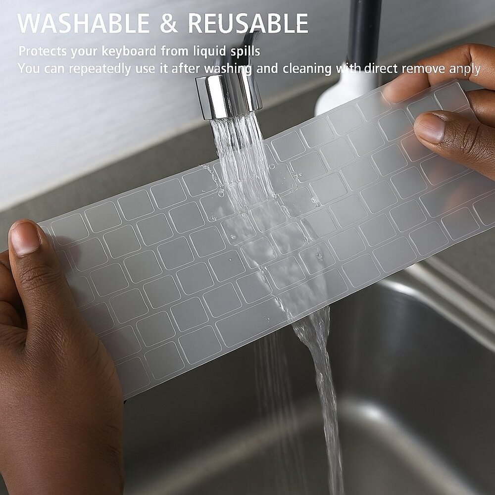 2 Mosiso Dustproof Silicone Laptop Keyboard Protector for MacBook Pro 13.3